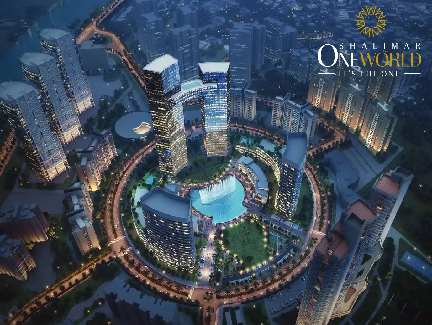 Shalimar One World — architectural illustration